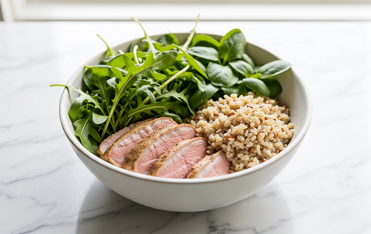 Healthy meal balance